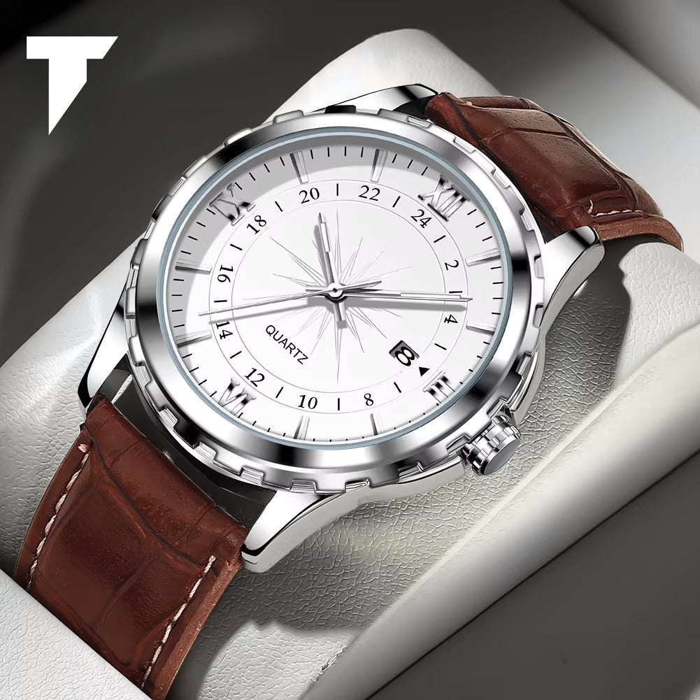 Tempora Nova Brown Skin watches montre en cuire