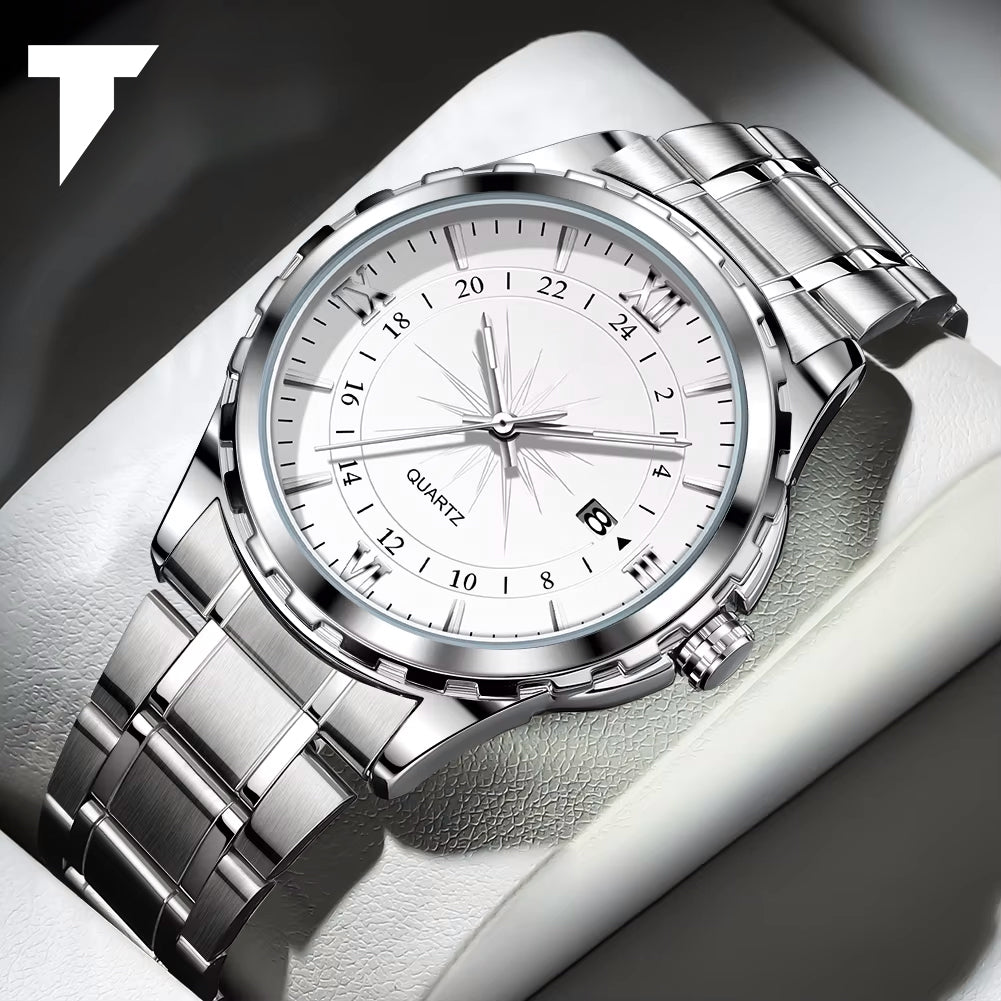 Tempora Nova White watches montre en acier inoxydable 